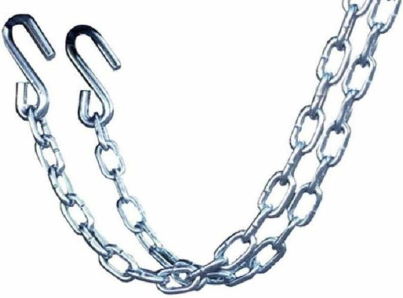 CE Smith - 16661A Class II Rating Safety Chain Set - S-Hook Chains for Boat Towing Safety - 3500 lbs - Image 2